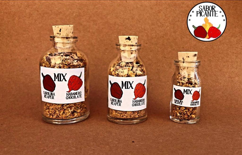 Hojuelas Mix Carolina Reaper y habanero Chocolate